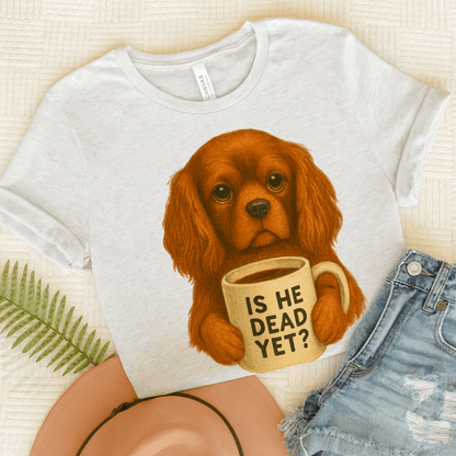 Ruby Cavalier Dead Yet TShirt Ash