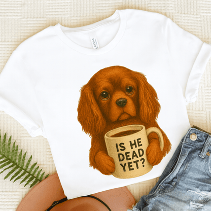 Ruby Cavalier Dead Yet TShirt White