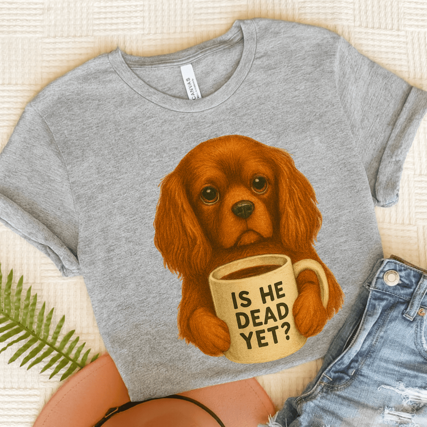 Ruby Cavalier Dead Yet TShirt Athletic Heather