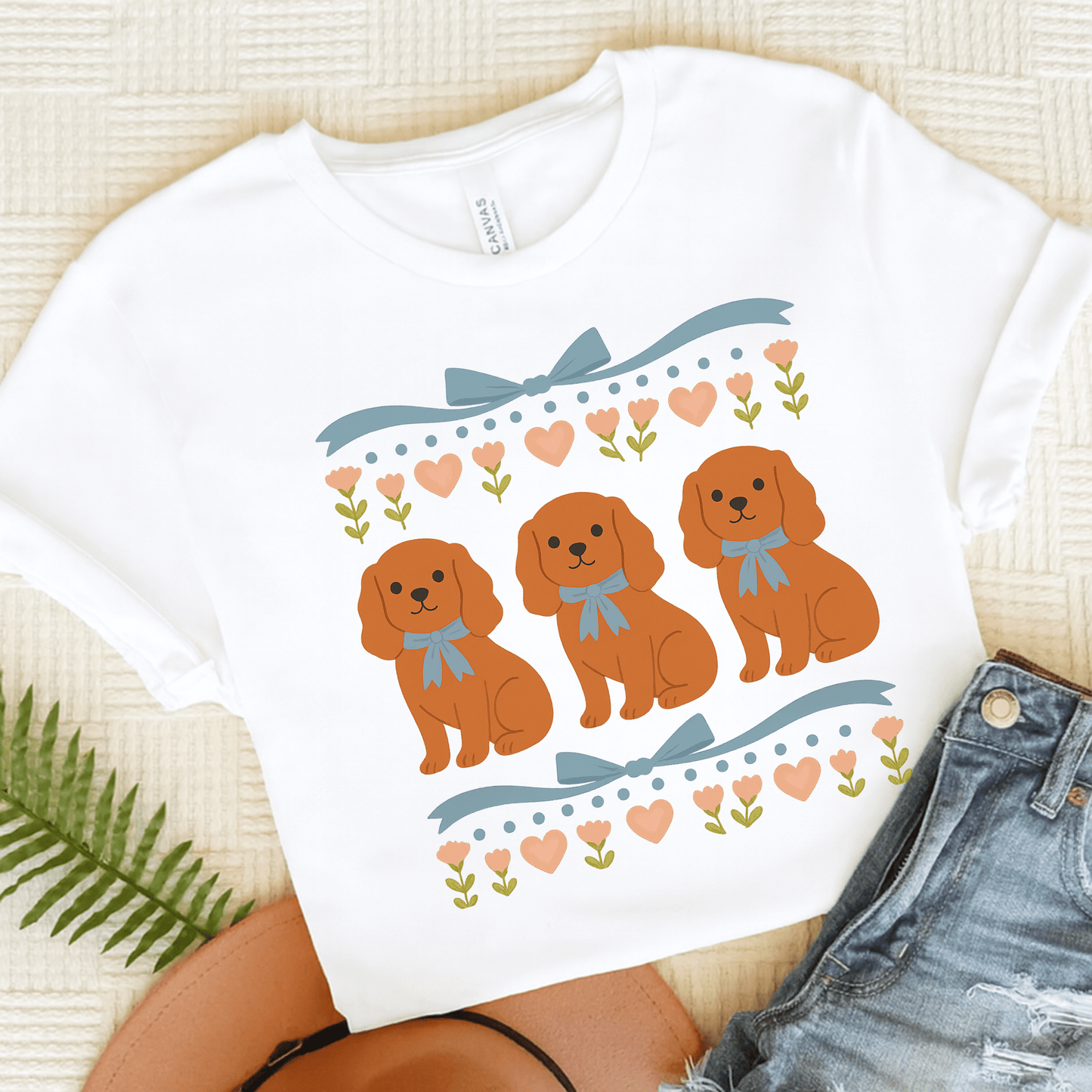 Printify T-Shirt White / S Ruby Cavalier Grandma TShirt