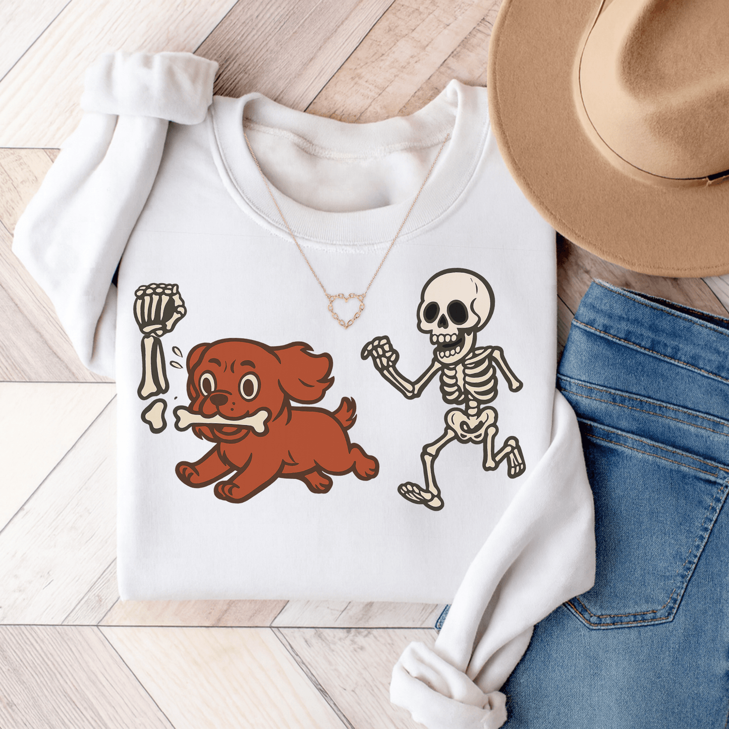 Ruby Cavalier Grave Robber Sweatshirt White