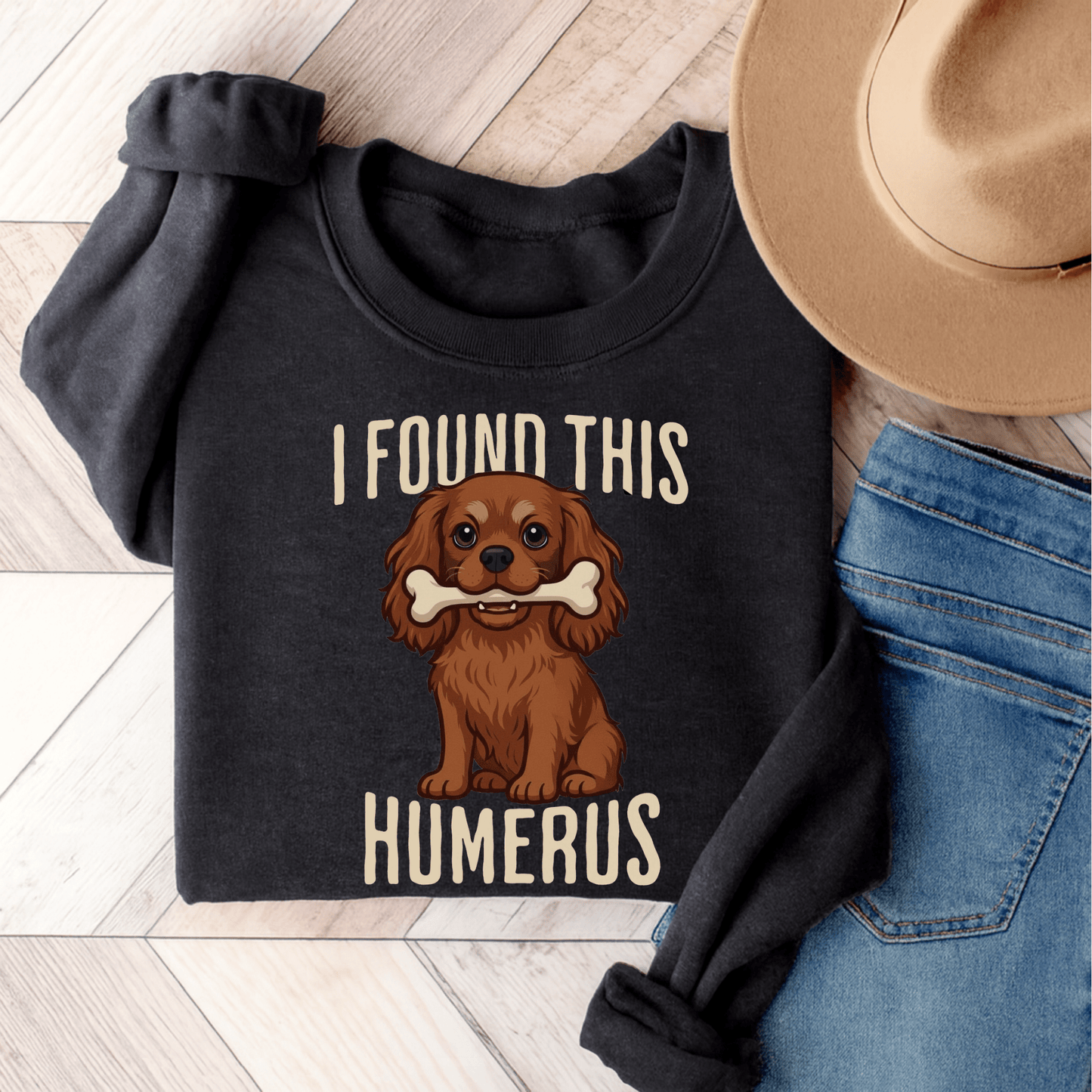 Ruby Cavalier Humerus Sweatshirt Dark Heather
