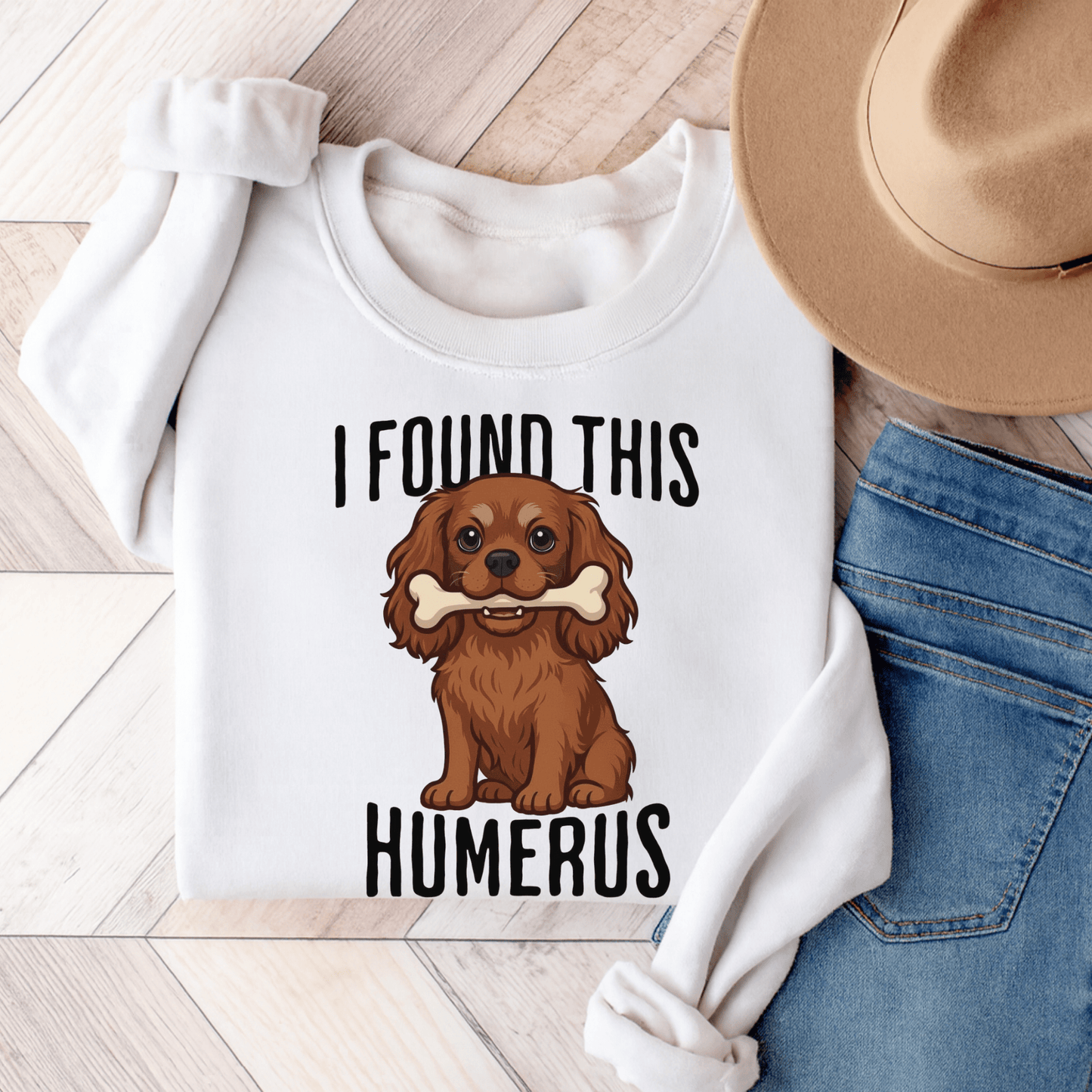 Ruby Cavalier Humerus Sweatshirt White