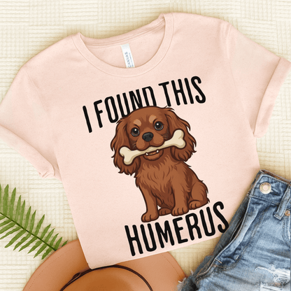 Ruby Cavalier Humerus Tshirt Soft Pink