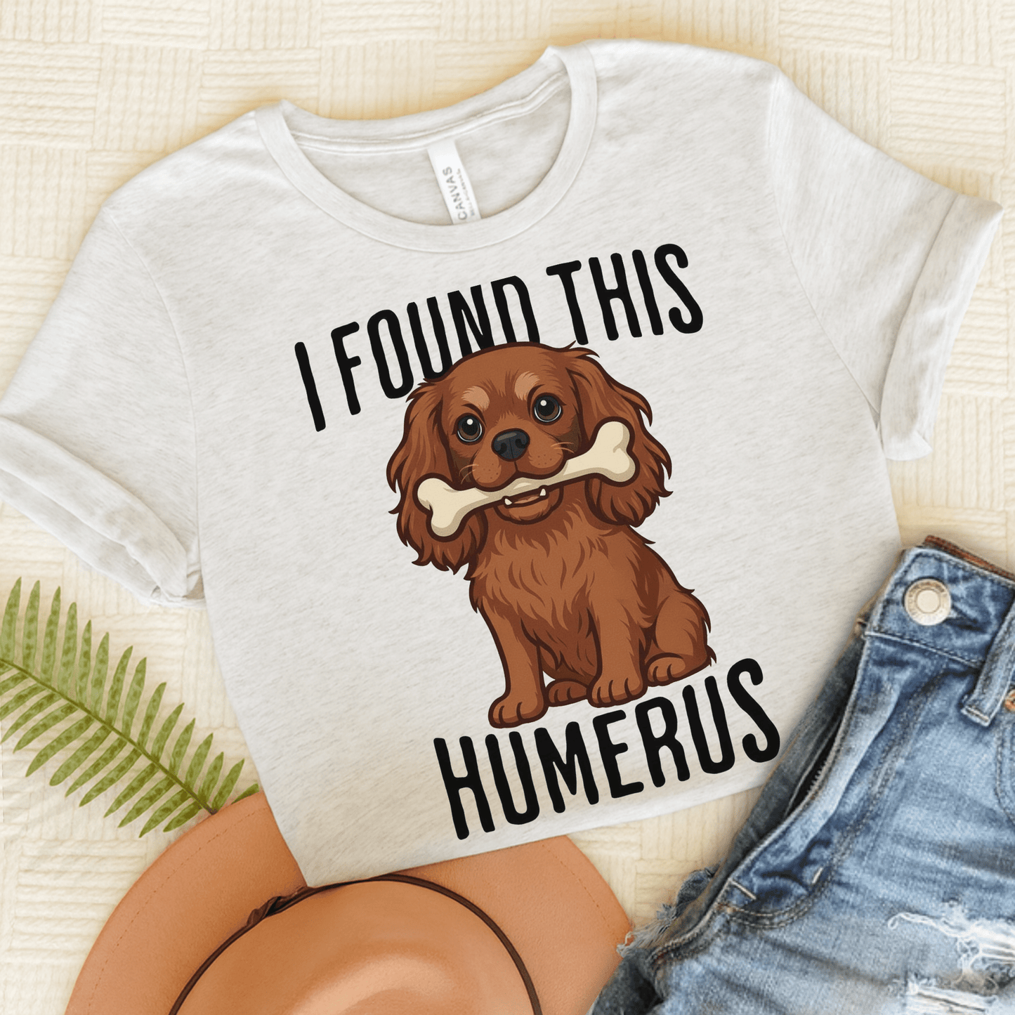 Ruby Cavalier Humerus Tshirt Ash
