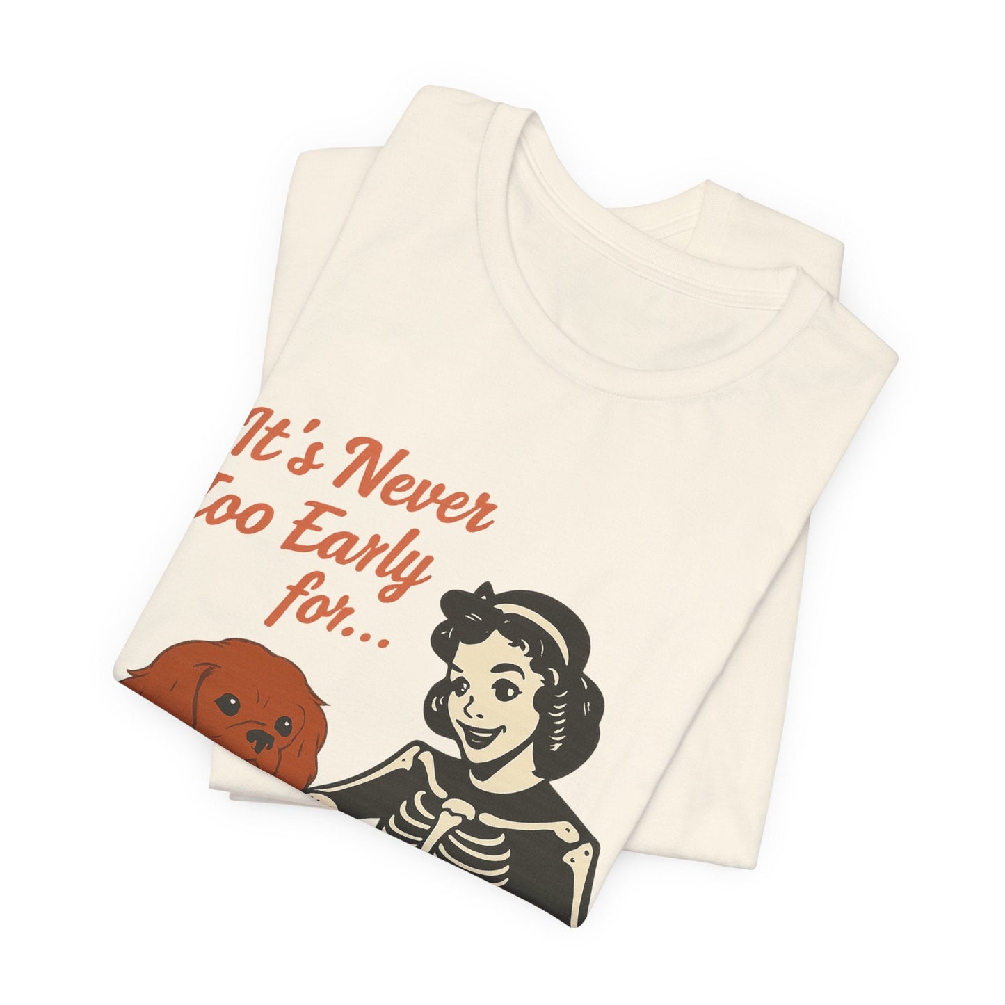 Printify T-Shirt Ruby Cavalier King Charles Early Halloween TShirt