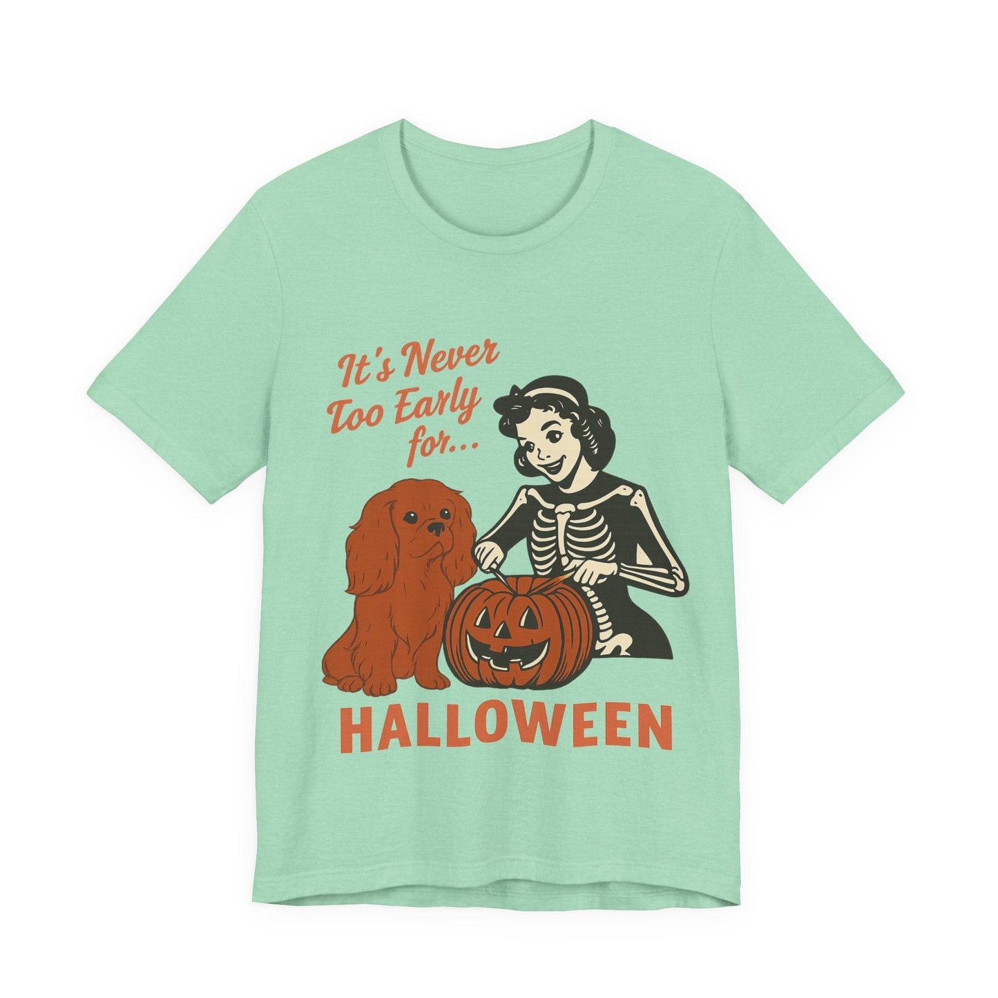 Printify T-Shirt Ruby Cavalier King Charles Early Halloween TShirt