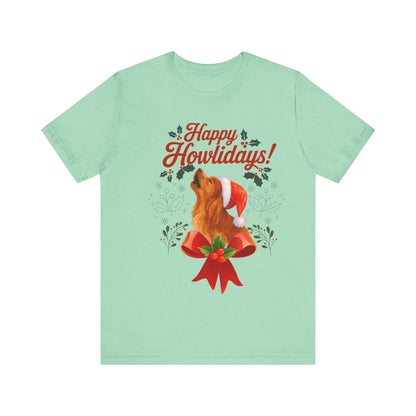 Printify T-Shirt Ruby Cavalier King Charles Howlidays TShirt