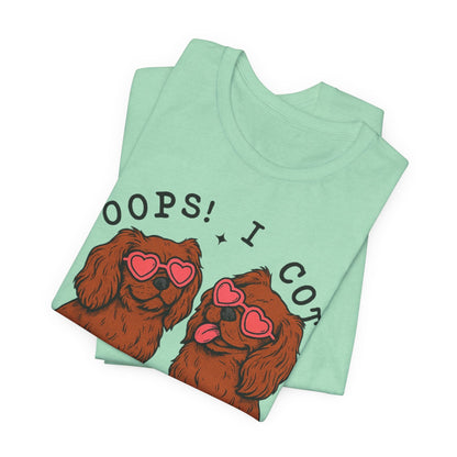 Printify T-Shirt Ruby Cavalier King Charles Oops TShirt