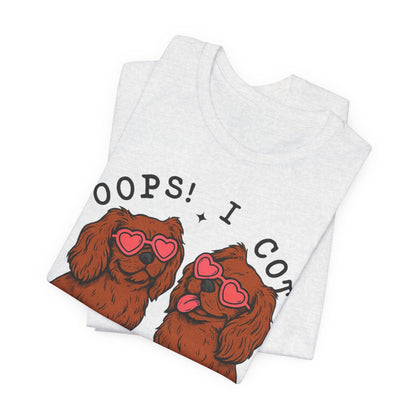 Printify T-Shirt Ruby Cavalier King Charles Oops TShirt