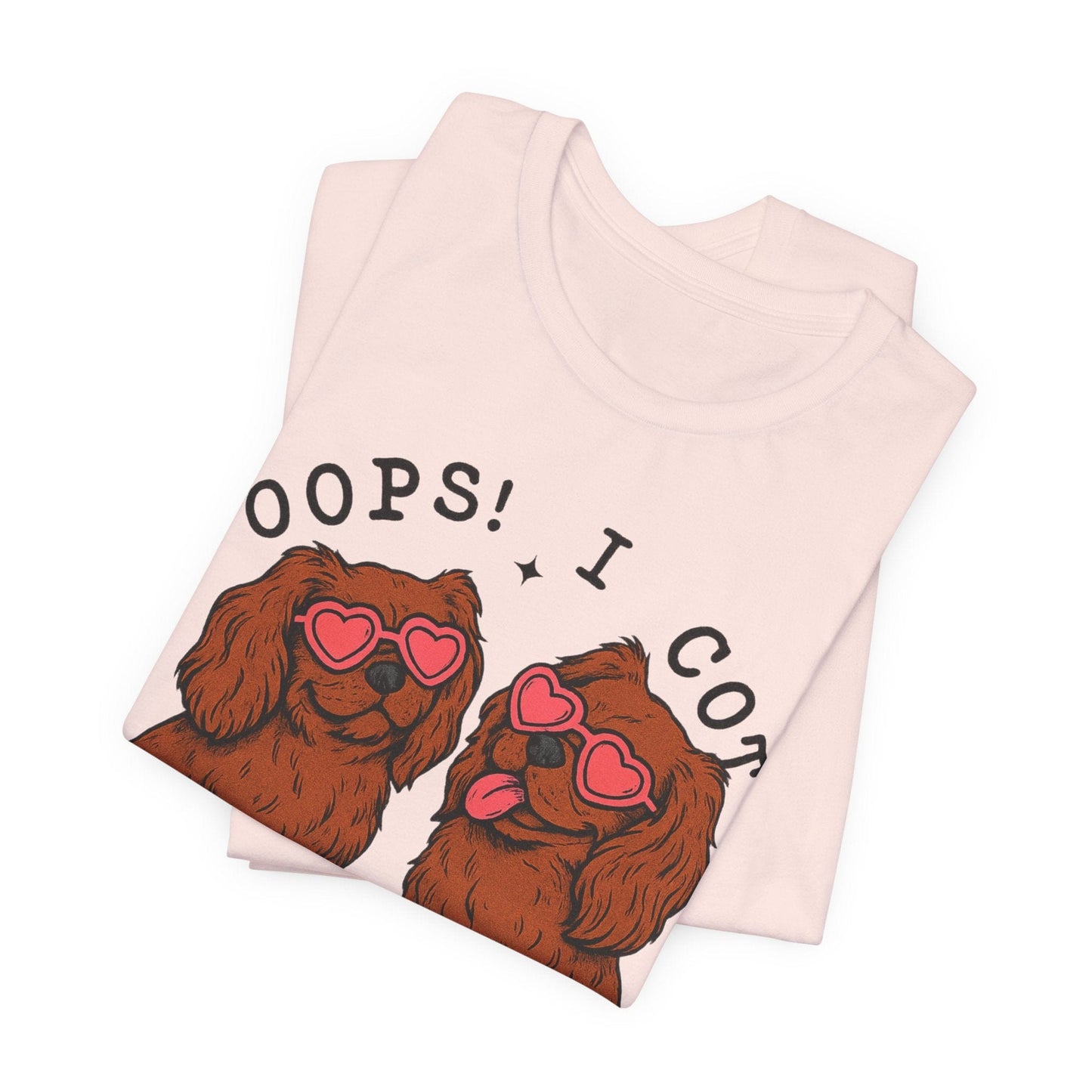 Printify T-Shirt Ruby Cavalier King Charles Oops TShirt