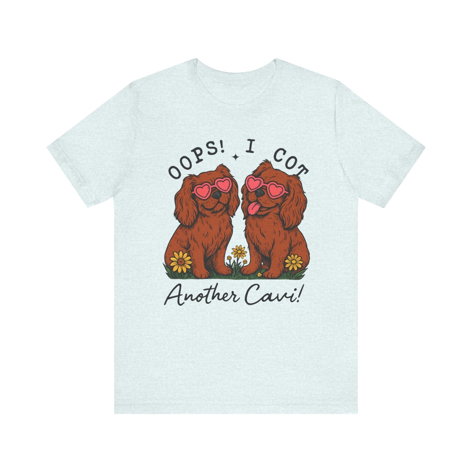 Printify T-Shirt Ruby Cavalier King Charles Oops TShirt