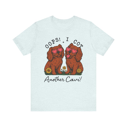 Printify T-Shirt Ruby Cavalier King Charles Oops TShirt