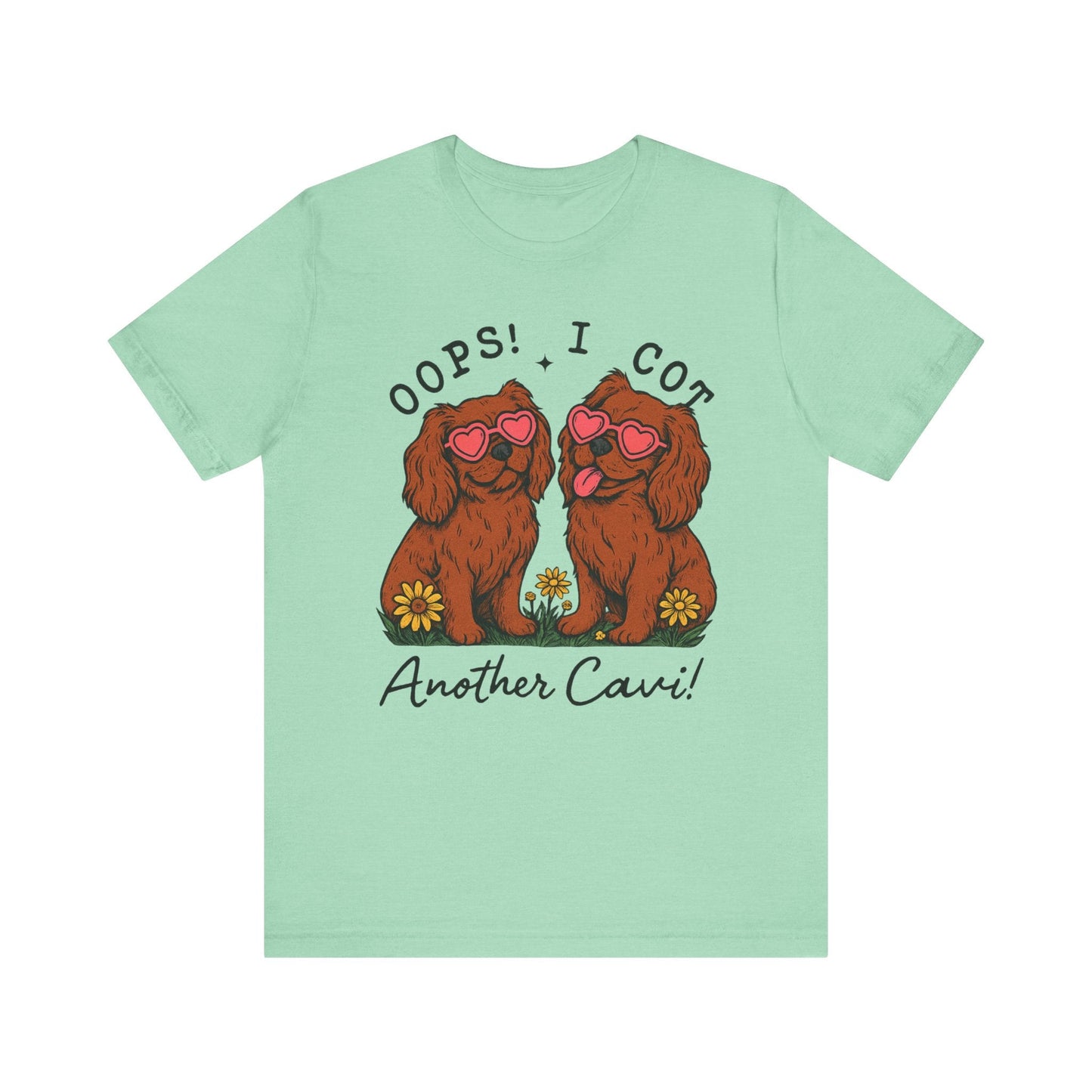 Printify T-Shirt Ruby Cavalier King Charles Oops TShirt
