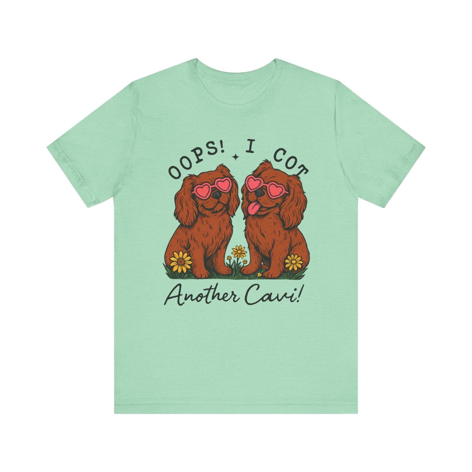 Printify T-Shirt Ruby Cavalier King Charles Oops TShirt