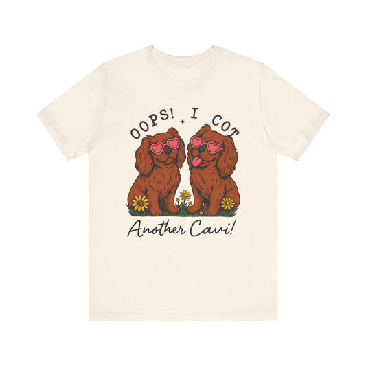 Printify T-Shirt Ruby Cavalier King Charles Oops TShirt