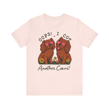Printify T-Shirt Ruby Cavalier King Charles Oops TShirt