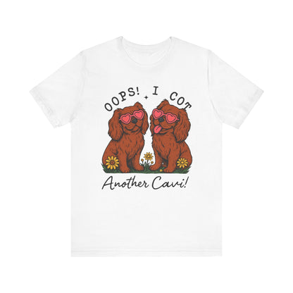 Printify T-Shirt Ruby Cavalier King Charles Oops TShirt
