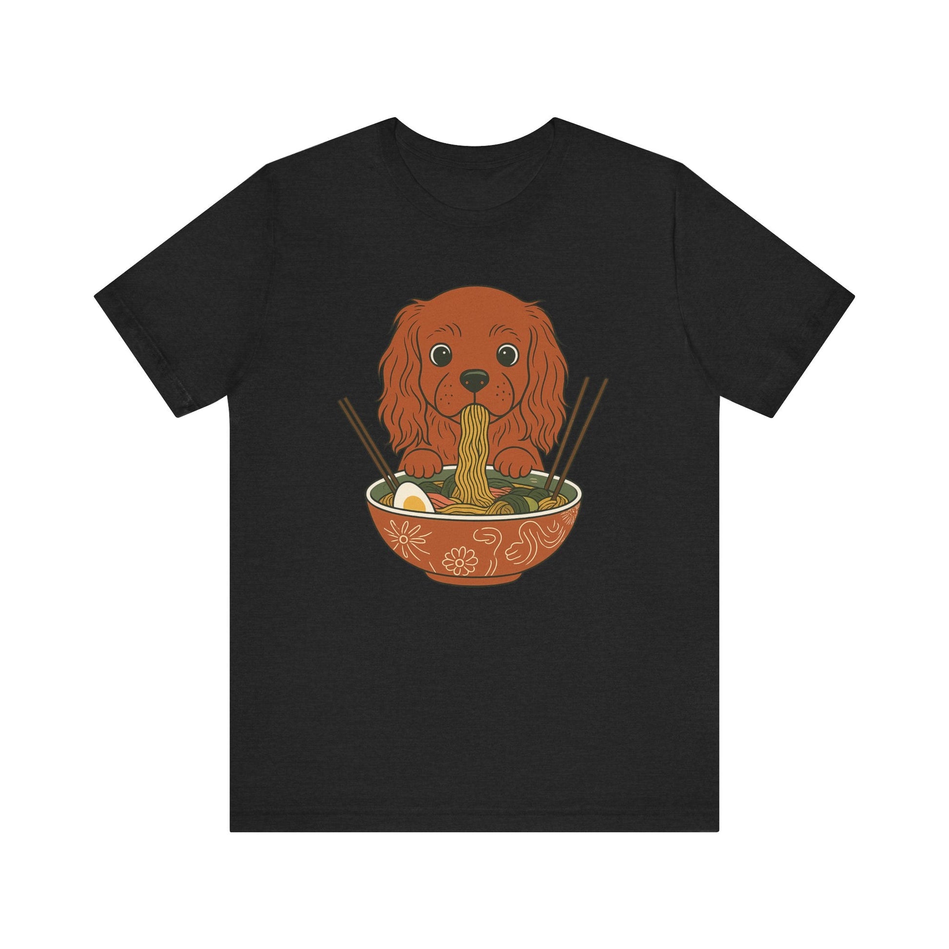 Printify T-Shirt Ruby Cavalier King Charles Ramen TShirt