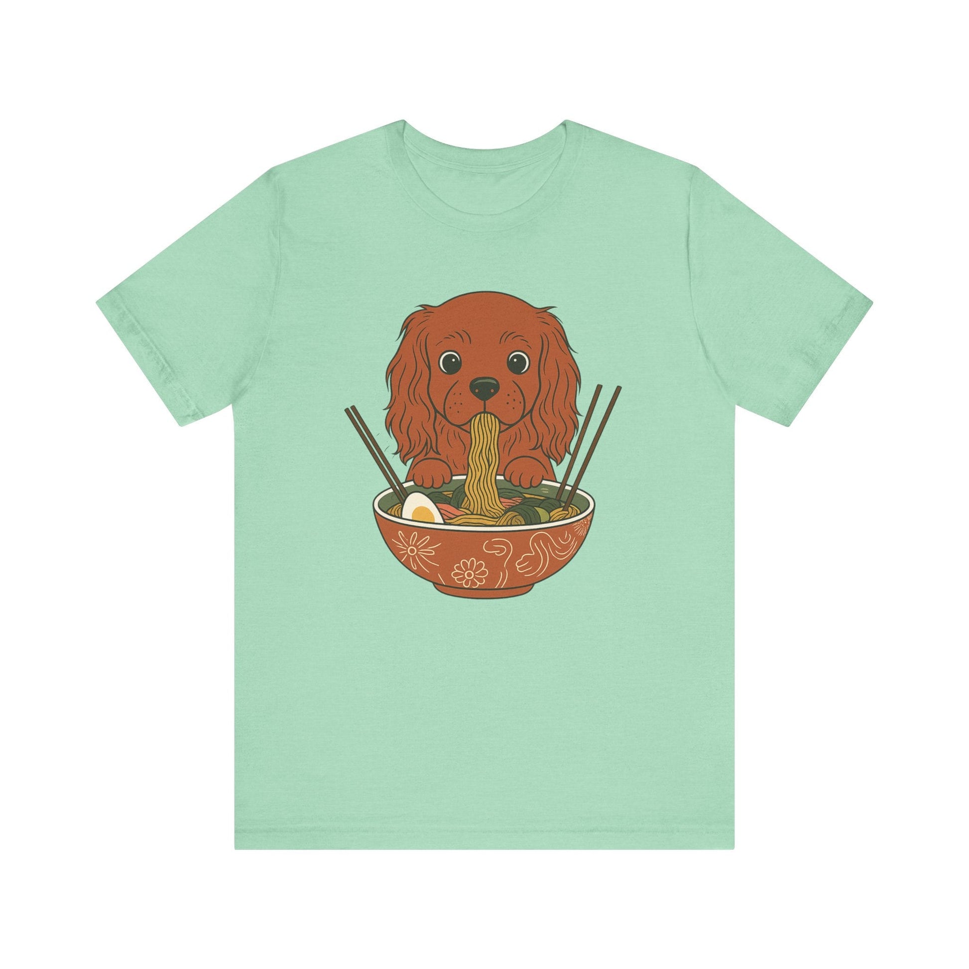 Printify T-Shirt Ruby Cavalier King Charles Ramen TShirt