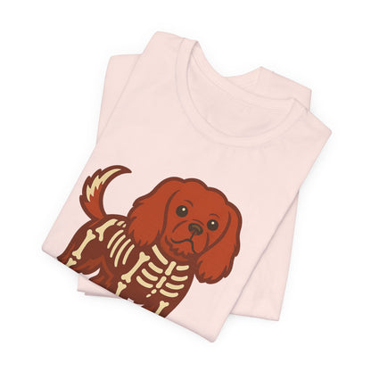 Printify T-Shirt Ruby Cavalier King Charles Stay. Slay. Halloween TShirt