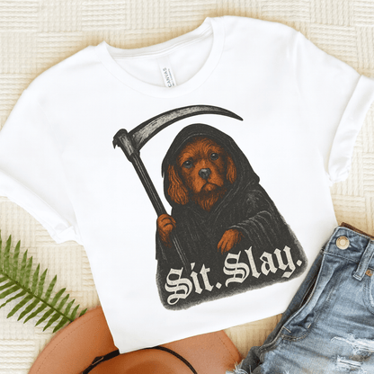 Printify T-Shirt White / S Ruby Cavalier King Charles Treat Dealer TShirt