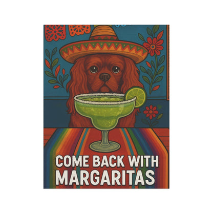 Ruby Cavalier Margaritas Garden Flag