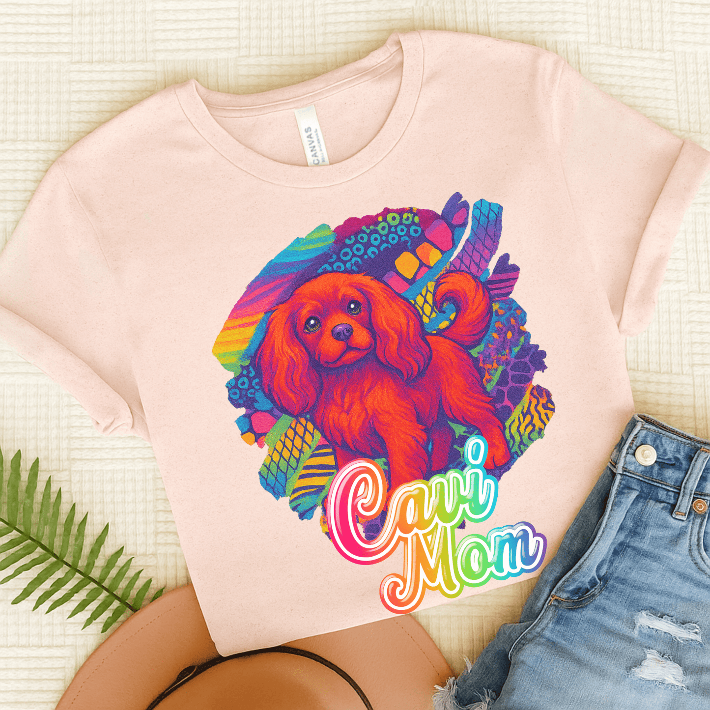 Ruby Cavalier Neon Tshirt Soft Pink