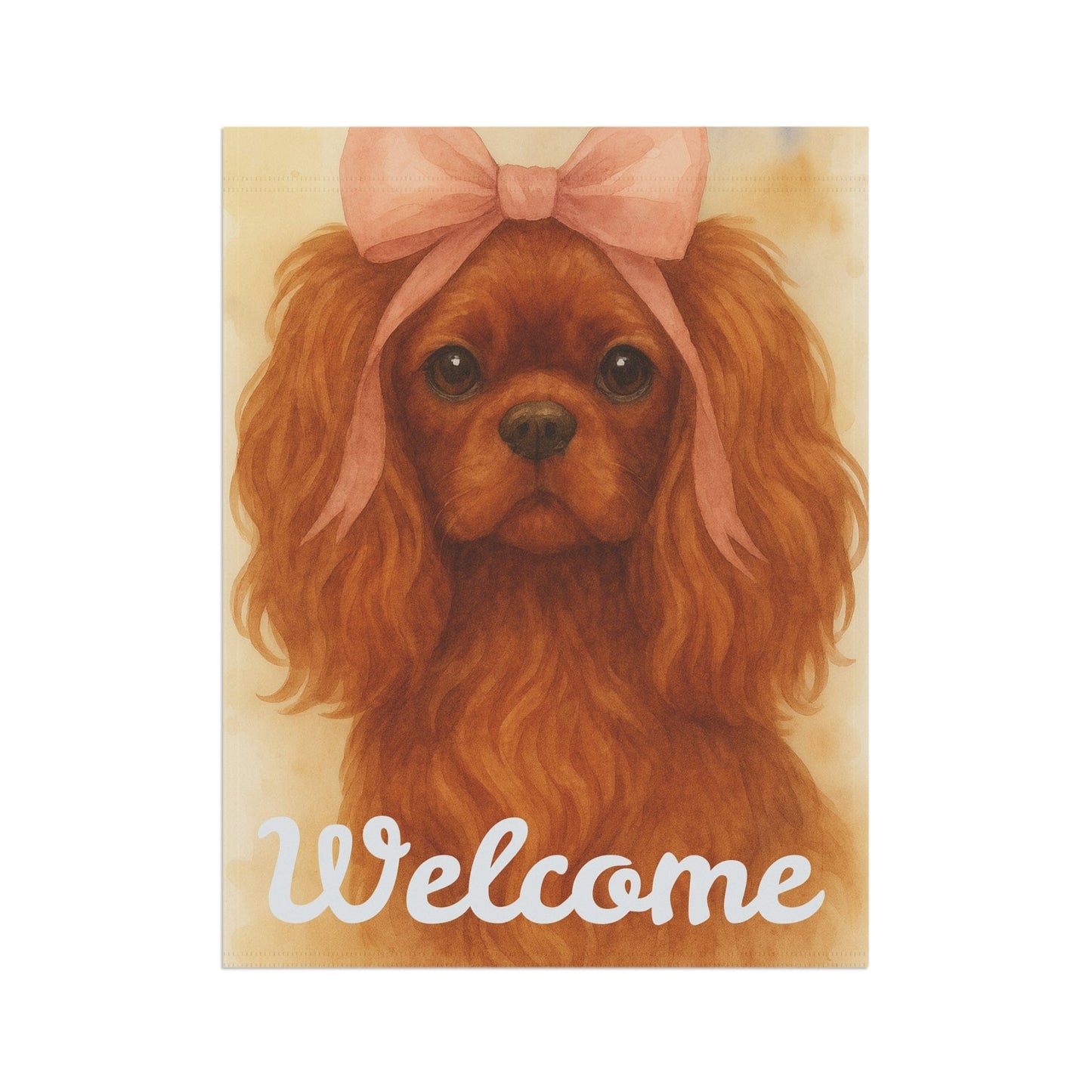 Ruby Cavalier Pink Coquette Garden Flag