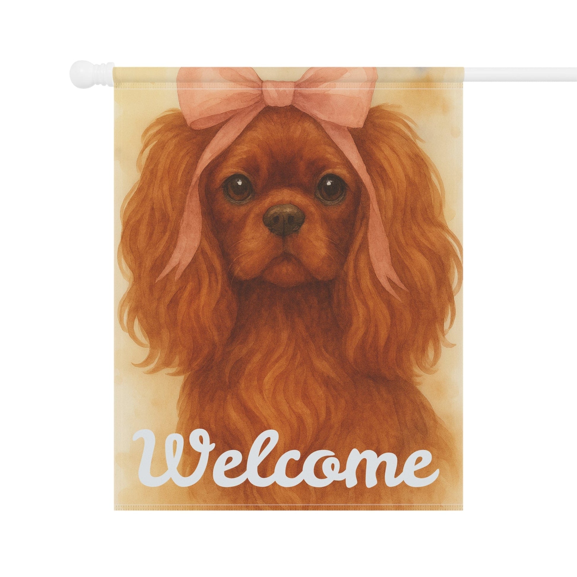 Ruby Cavalier Pink Coquette Garden Flag