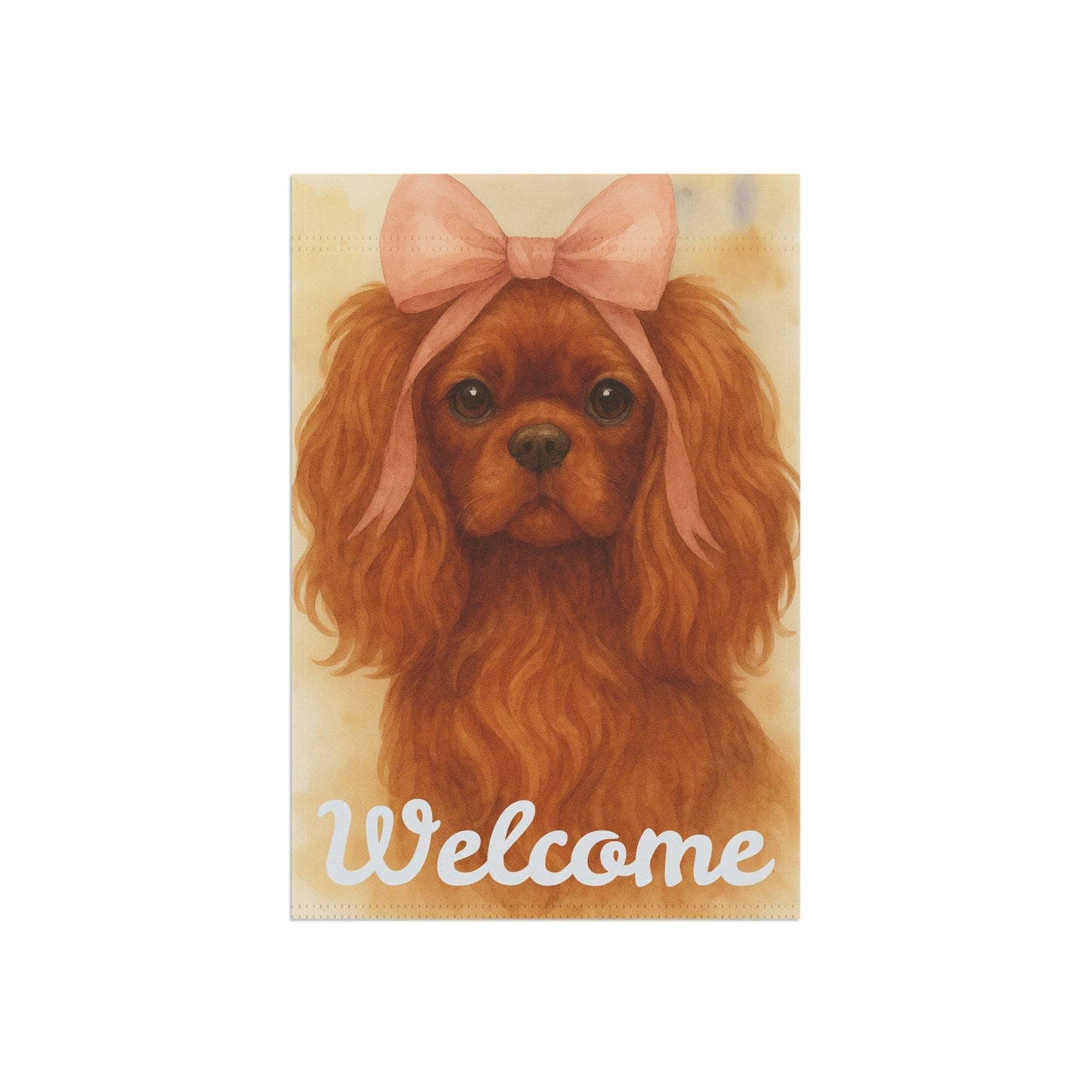 Ruby Cavalier Pink Coquette Garden Flag