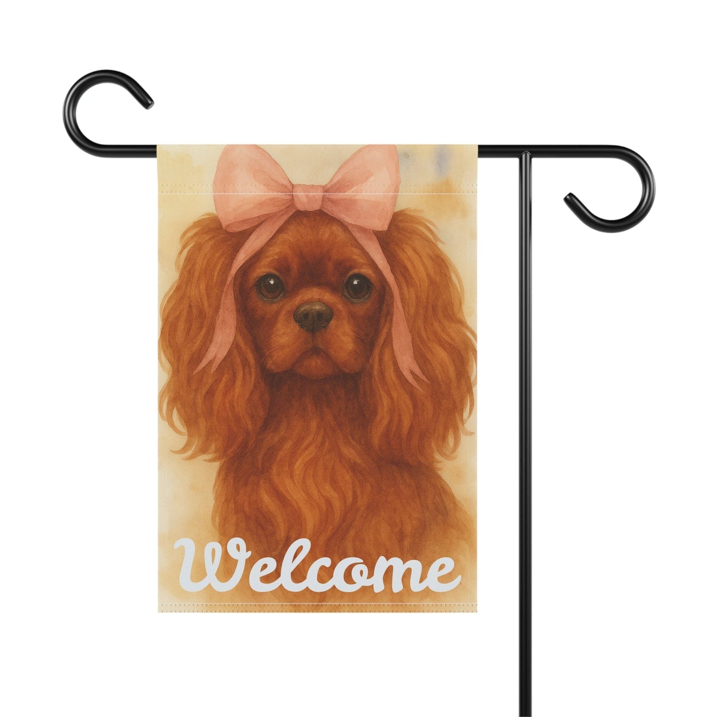 Ruby Cavalier Pink Coquette Garden Flag