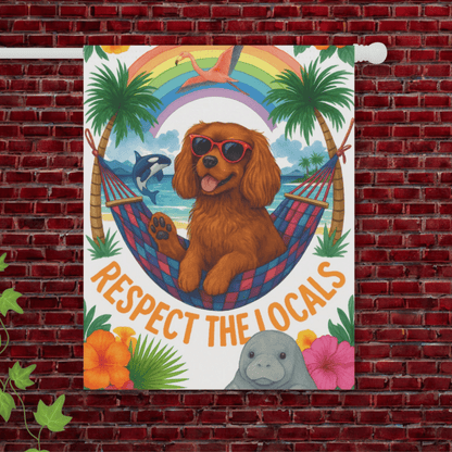 Ruby Cavalier Respect Garden Flag 24.5'' × 32''