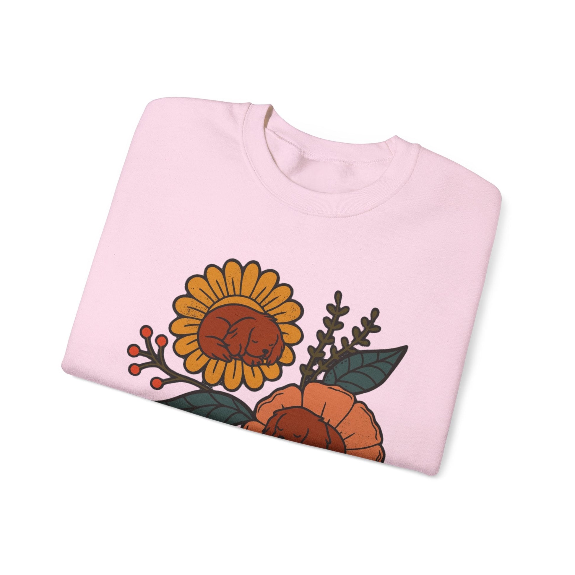 Ruby Cavalier Sleeping Flowers Sweatshirt