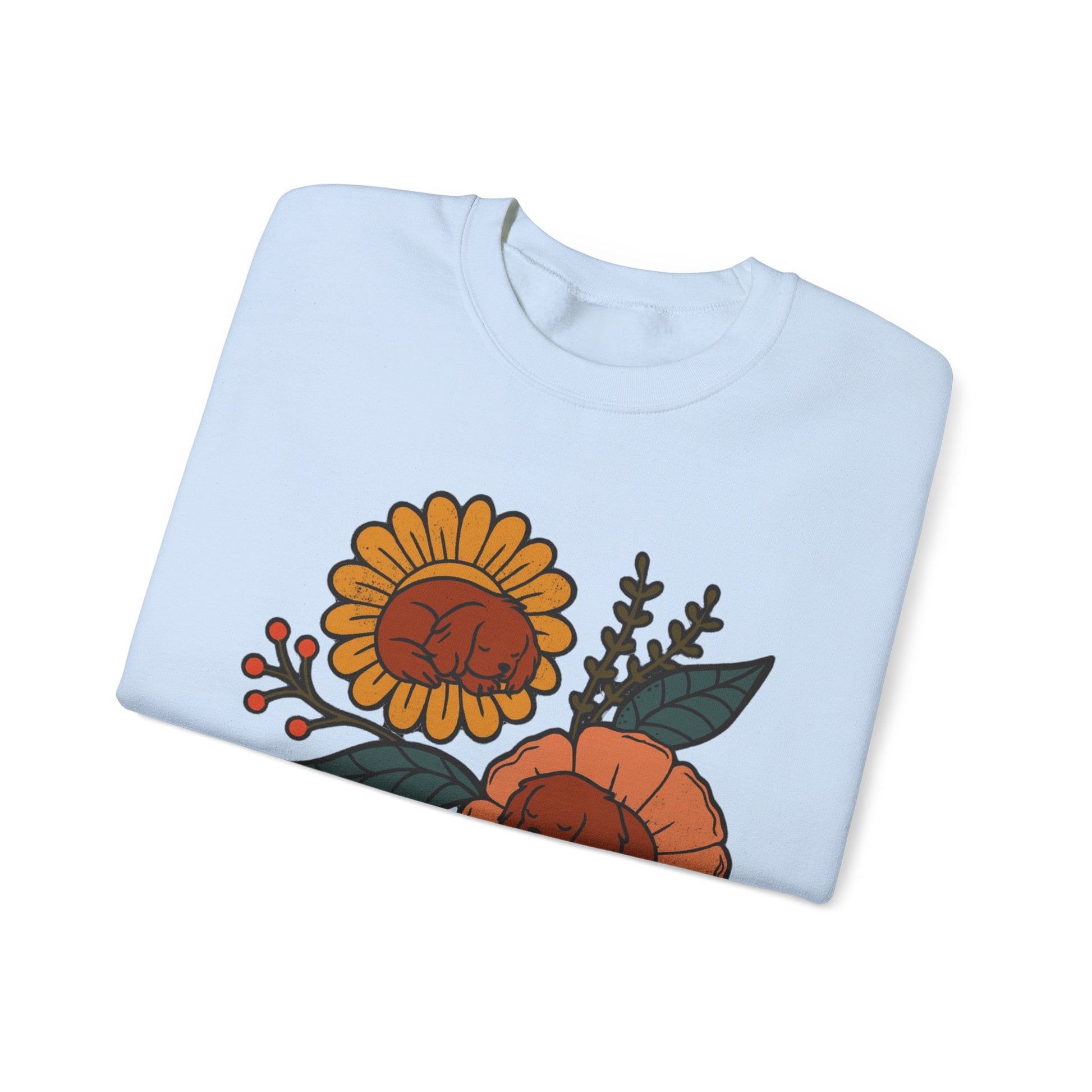Ruby Cavalier Sleeping Flowers Sweatshirt