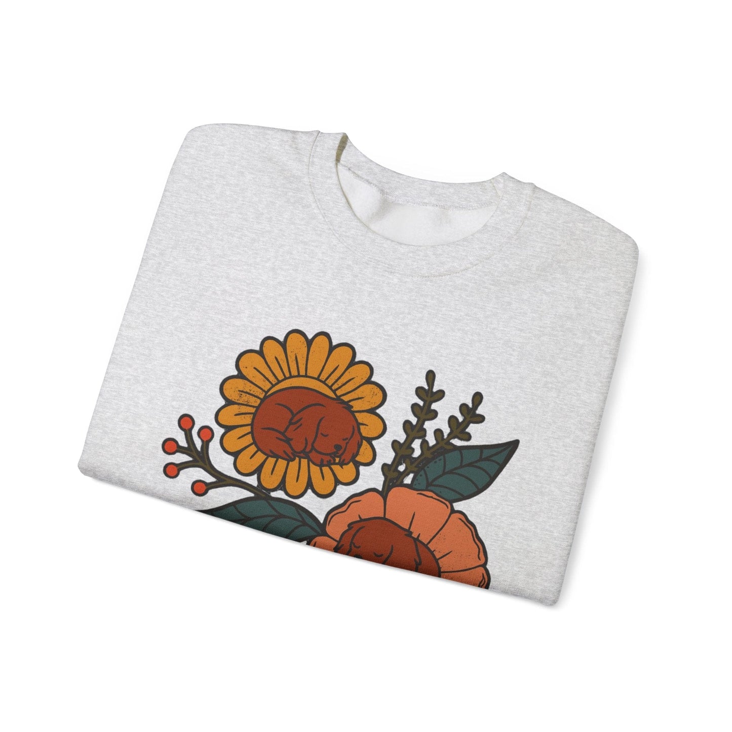 Ruby Cavalier Sleeping Flowers Sweatshirt