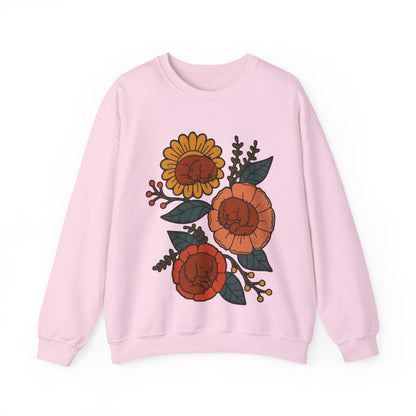 Ruby Cavalier Sleeping Flowers Sweatshirt