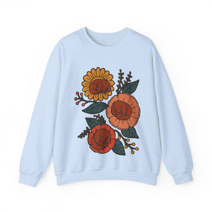 Ruby Cavalier Sleeping Flowers Sweatshirt
