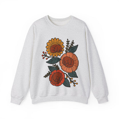 Ruby Cavalier Sleeping Flowers Sweatshirt