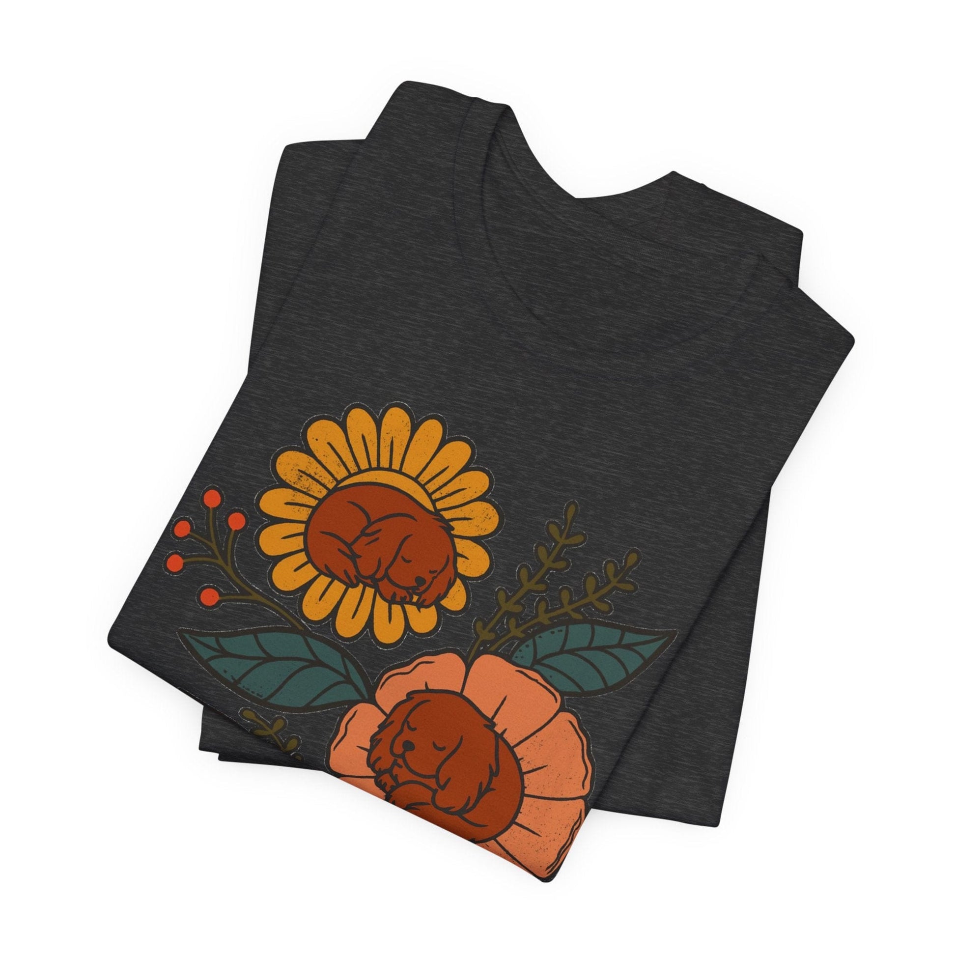 Ruby Cavalier Sleeping Flowers TShirt