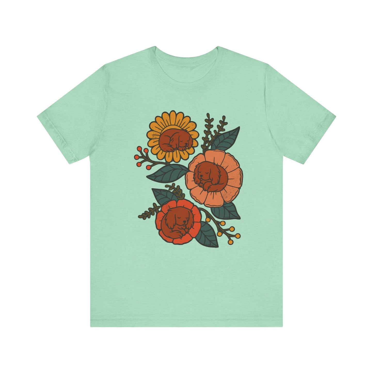Ruby Cavalier Sleeping Flowers TShirt