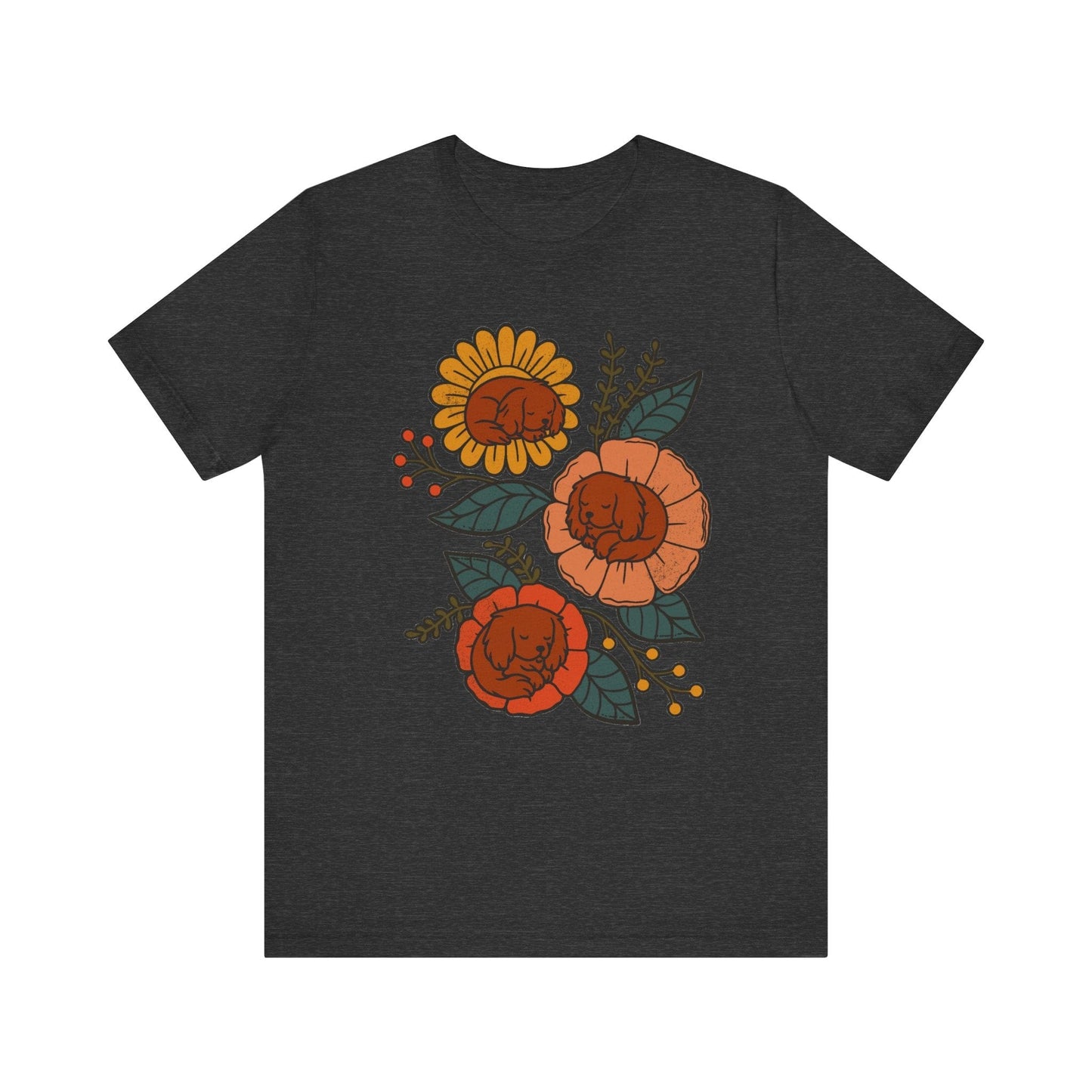 Ruby Cavalier Sleeping Flowers TShirt
