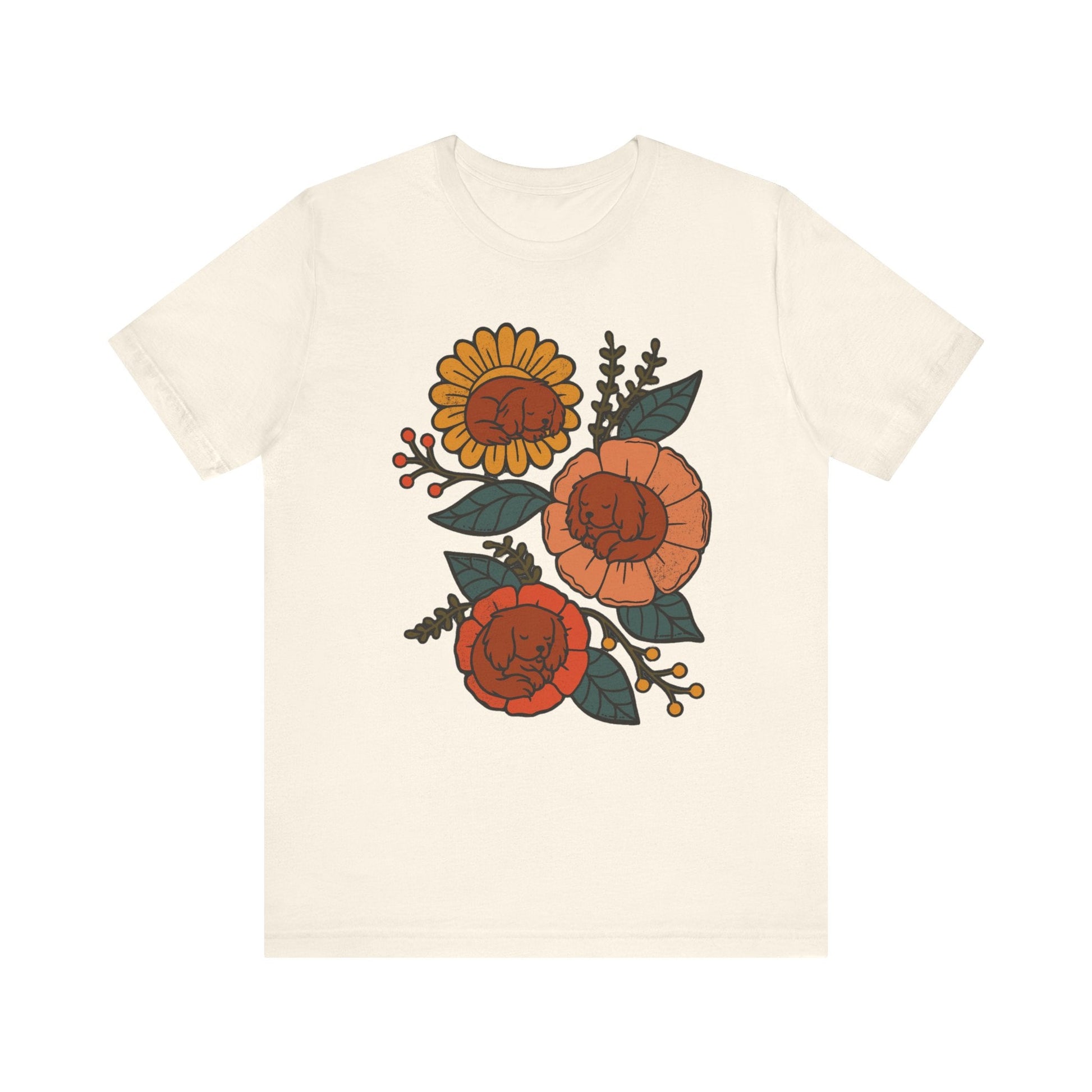 Ruby Cavalier Sleeping Flowers TShirt