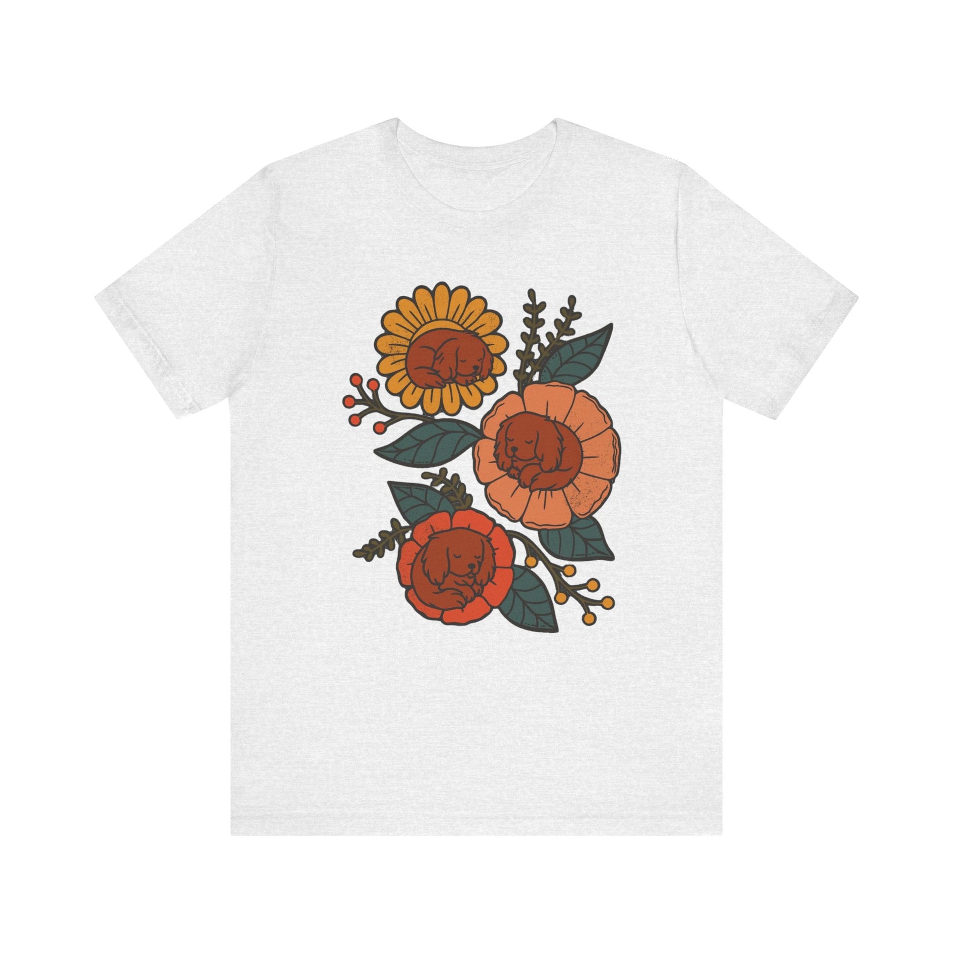 Ruby Cavalier Sleeping Flowers TShirt