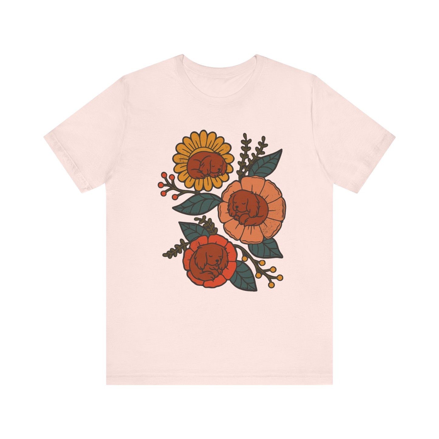 Ruby Cavalier Sleeping Flowers TShirt