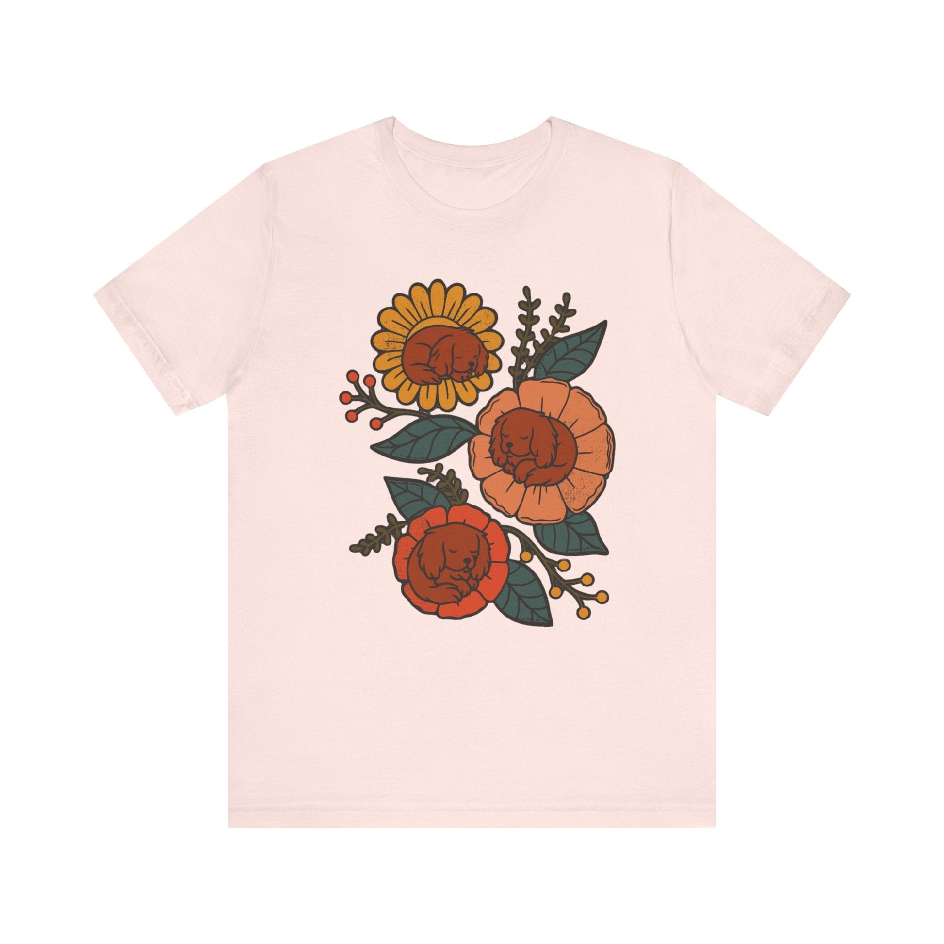 Ruby Cavalier Sleeping Flowers TShirt