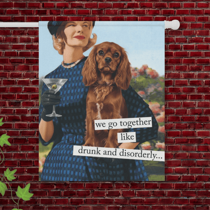 Personalized Cavalier Snarky Garden Flag 24.5'' × 32''