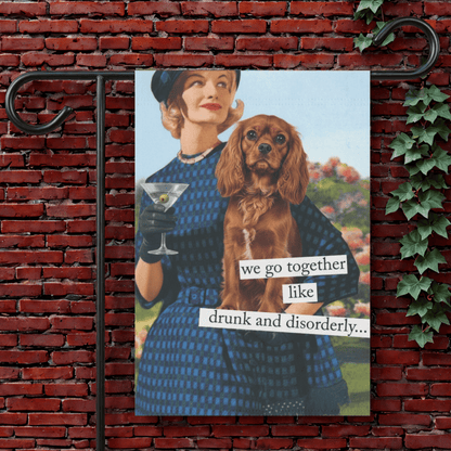 Personalized Cavalier Snarky Garden Flag 12'' × 18''