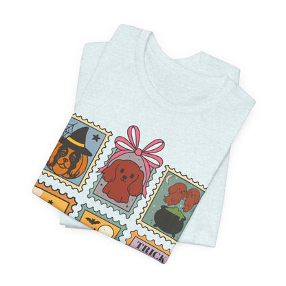 Ruby Cavalier Spooky Stamps TShirt