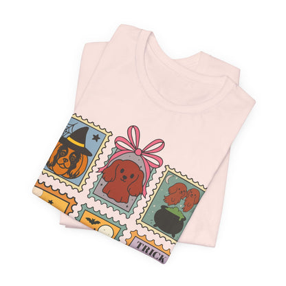 Ruby Cavalier Spooky Stamps TShirt